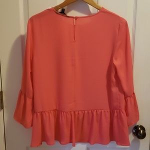 Banana Republic coral blouse